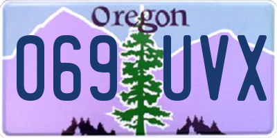 OR license plate 069UVX
