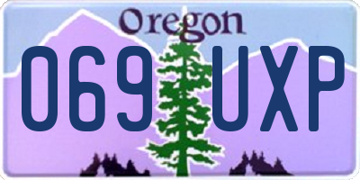 OR license plate 069UXP