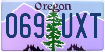OR license plate 069UXT