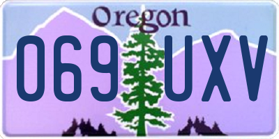 OR license plate 069UXV