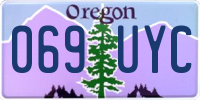 OR license plate 069UYC