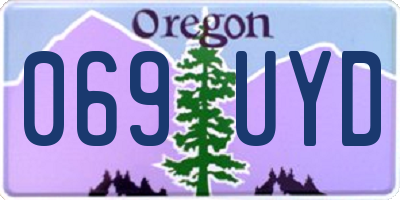 OR license plate 069UYD