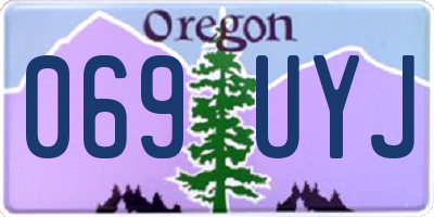 OR license plate 069UYJ