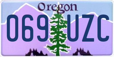 OR license plate 069UZC