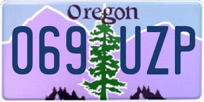OR license plate 069UZP