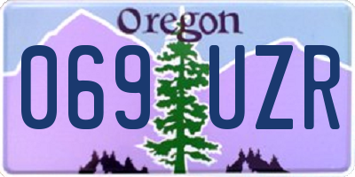 OR license plate 069UZR