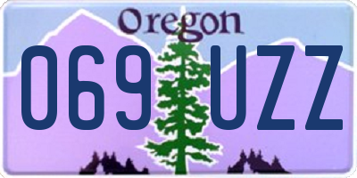 OR license plate 069UZZ