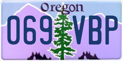 OR license plate 069VBP