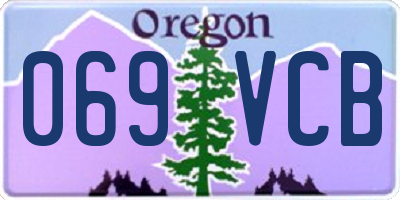 OR license plate 069VCB