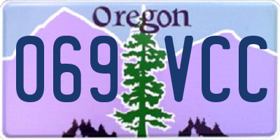 OR license plate 069VCC