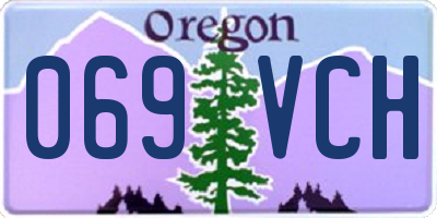 OR license plate 069VCH