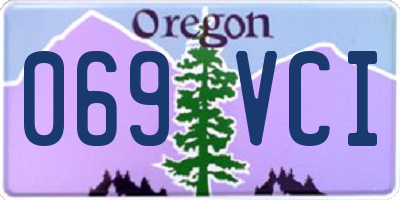 OR license plate 069VCI