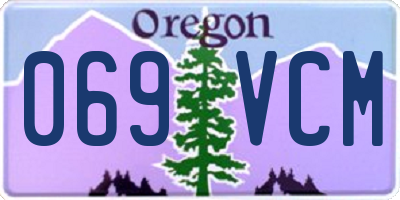 OR license plate 069VCM