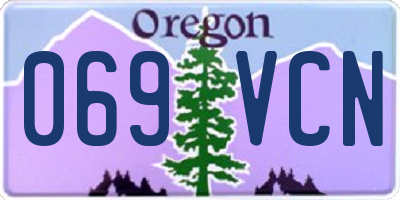 OR license plate 069VCN