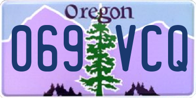 OR license plate 069VCQ