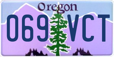 OR license plate 069VCT