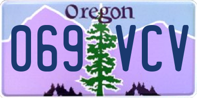 OR license plate 069VCV