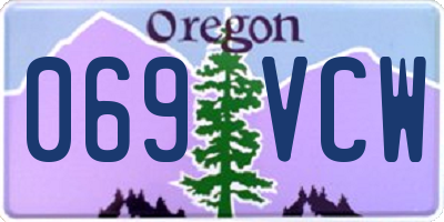 OR license plate 069VCW