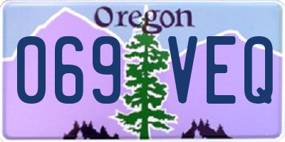 OR license plate 069VEQ