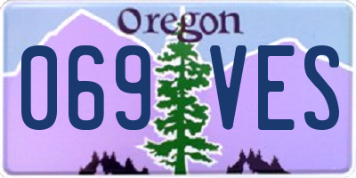 OR license plate 069VES
