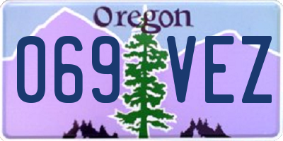 OR license plate 069VEZ