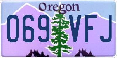 OR license plate 069VFJ
