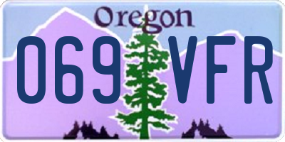 OR license plate 069VFR