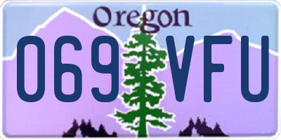 OR license plate 069VFU