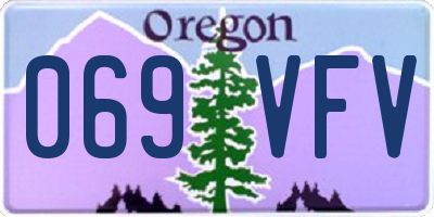 OR license plate 069VFV