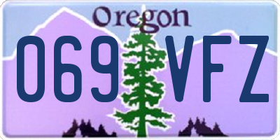 OR license plate 069VFZ