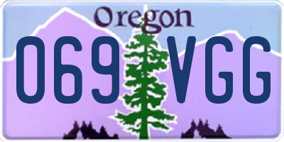 OR license plate 069VGG