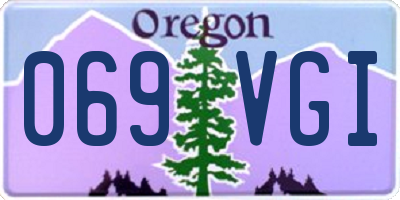 OR license plate 069VGI