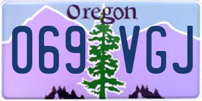 OR license plate 069VGJ