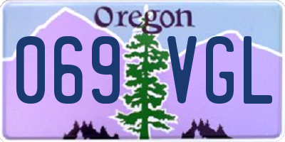 OR license plate 069VGL