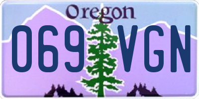 OR license plate 069VGN