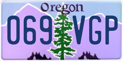 OR license plate 069VGP