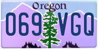 OR license plate 069VGQ