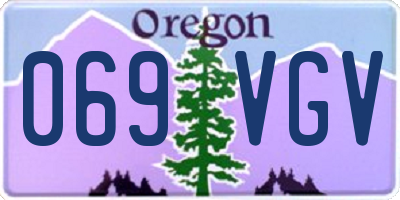 OR license plate 069VGV
