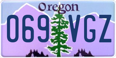 OR license plate 069VGZ