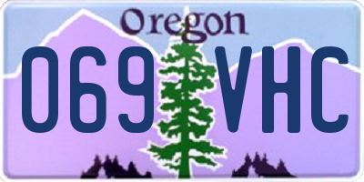 OR license plate 069VHC