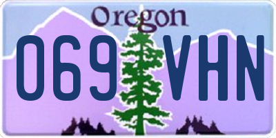 OR license plate 069VHN