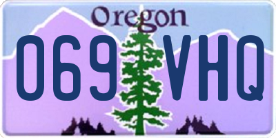 OR license plate 069VHQ