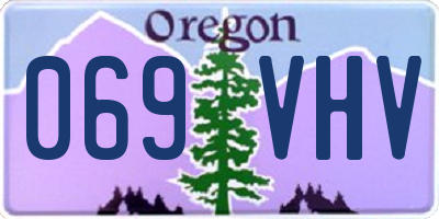 OR license plate 069VHV