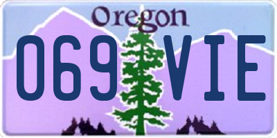 OR license plate 069VIE