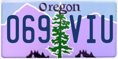OR license plate 069VIU