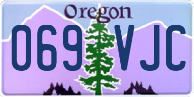 OR license plate 069VJC