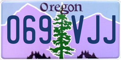 OR license plate 069VJJ
