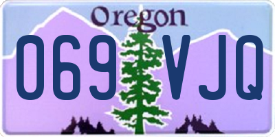 OR license plate 069VJQ