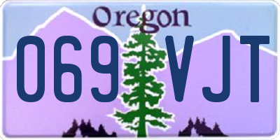 OR license plate 069VJT