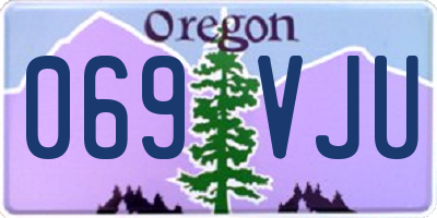 OR license plate 069VJU